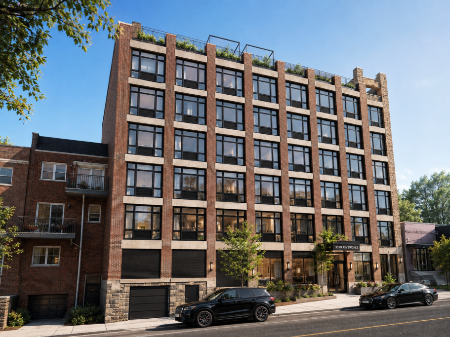 Riverdale Avenue, Bronx, New York, USA